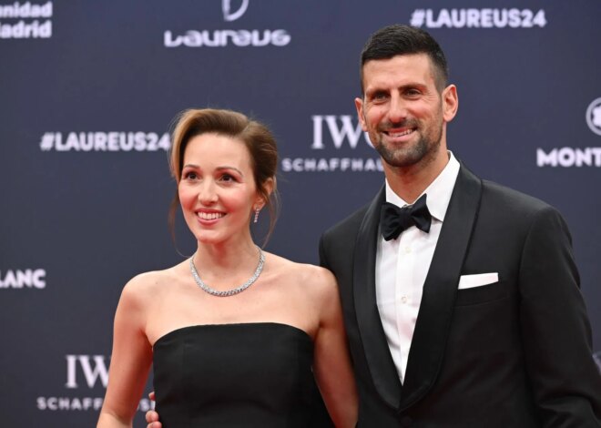 ASSISTIR: Novak Djokovic e sua esposa Jelena trocam um beijo romântico enquanto Serb dá uma grande festa noturna para seu aniversário