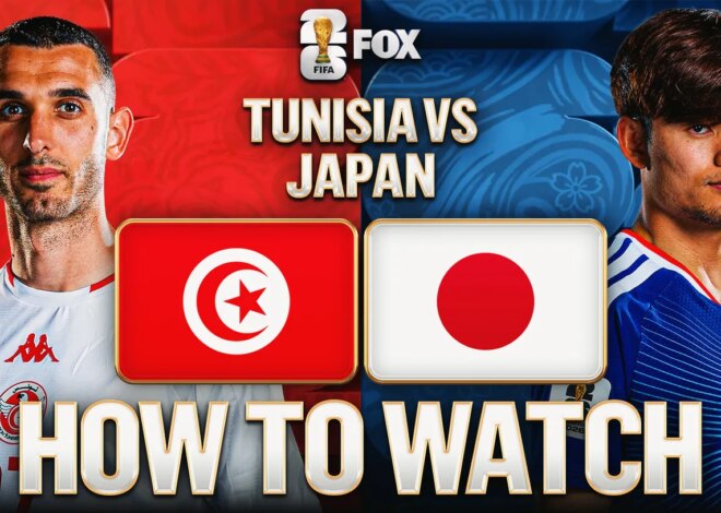 Tunísia x Japão: como assistir, canal de TV, transmissão ao vivo, horário