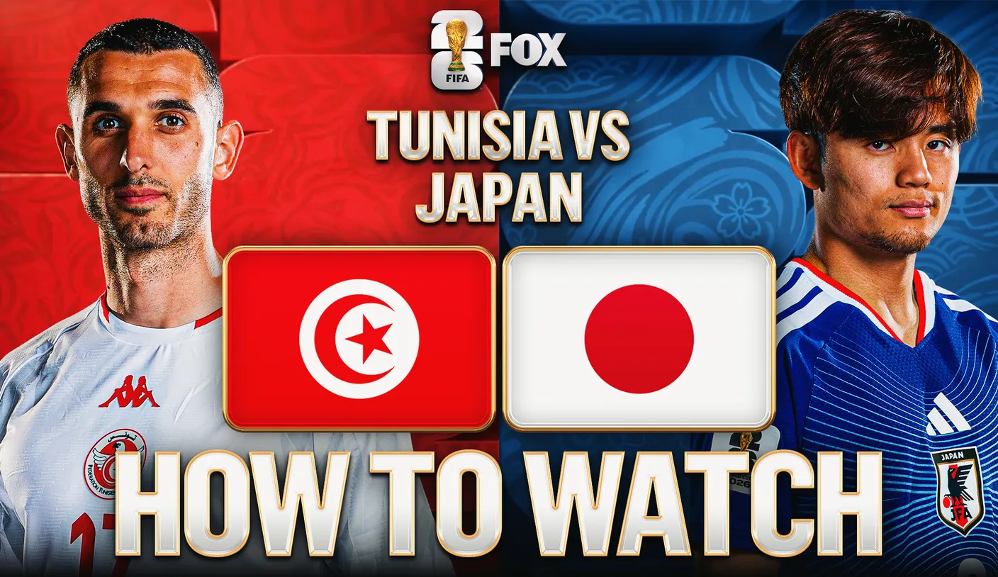 Tunísia x Japão: como assistir, canal de TV, transmissão ao vivo, horário