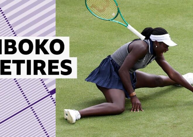 O parceiro de duplas de Williams se aposenta no segundo set de partidas de simples após o outono