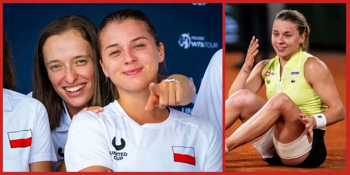 Iga Swiatek escreve uma mensagem de apoio à amiga Maja Chwalinska antes da final do Aberto da França