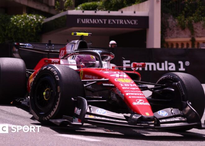 Grande Prêmio de Mônaco: Lewis Hamilton lidera Charles Leclerc enquanto Ferrari domina os treinos de sexta-feira