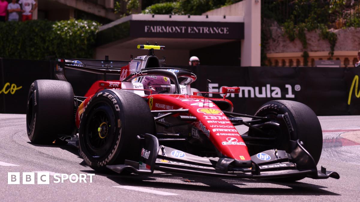 Grande Prêmio de Mônaco: Lewis Hamilton lidera Charles Leclerc enquanto Ferrari domina os treinos de sexta-feira