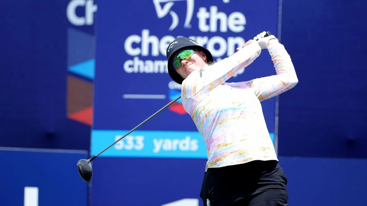 Madelene Sagstrom iniciou o US Women’s Open enquanto estava grávida de 26 semanas