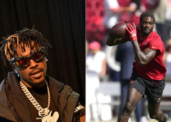 Antonio Brown arremessa para Brandon Aiyuk depois de ser comparado ao 49ers WR pelos fãs por dar golpes importantes em seu time
