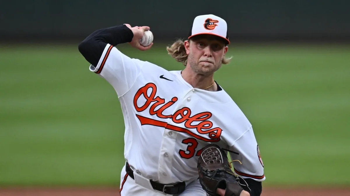 Shane Baz, do Orioles, coloca marca imaculada na linha contra Blue Jays