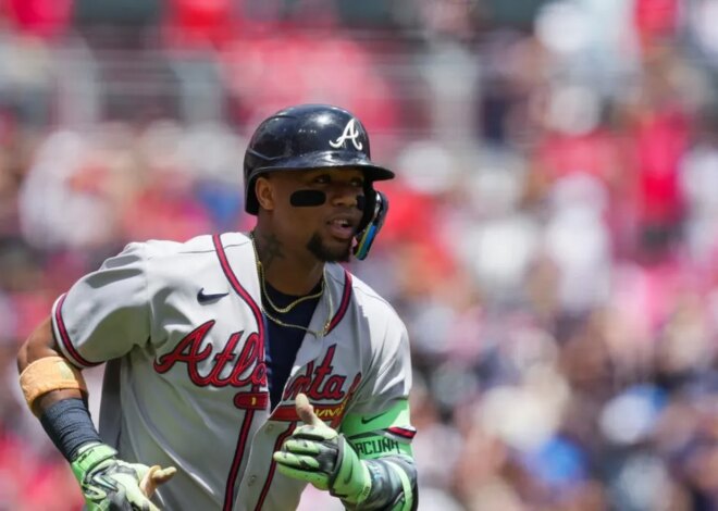 Braves coloca Ronald Acuna Jr. (músculo posterior da coxa) na lista de lesionados
