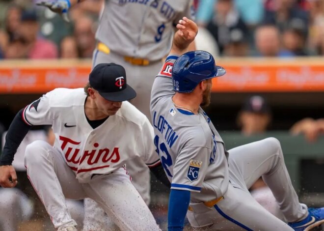 O single de Josh Rojas em nono lugar empurra Royals para além dos Twins