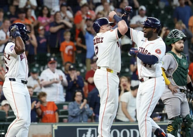 O golpe de Yordan Alvarez leva os Astros a uma grande vitória sobre os A’s