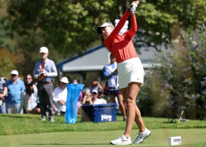 Nelly Korda (67) sobe para dividir a liderança do Aberto Feminino dos EUA