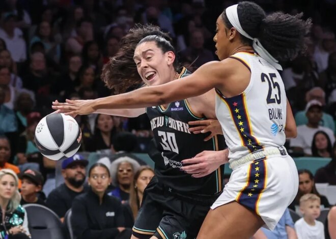 Breanna Stewart explode no segundo tempo para liderar o Liberty após o Fever