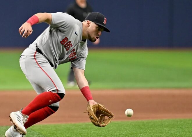 Red Sox caindo, Rangers subindo antes da série de fim de semana