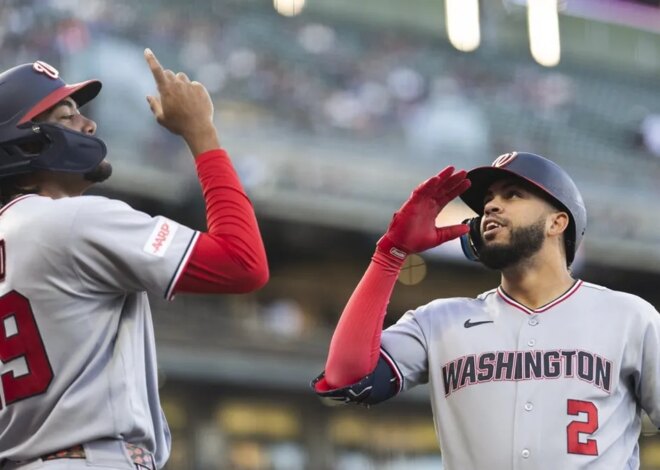 O ataque inicial leva os Nationals a outra vitória sobre os Giants
