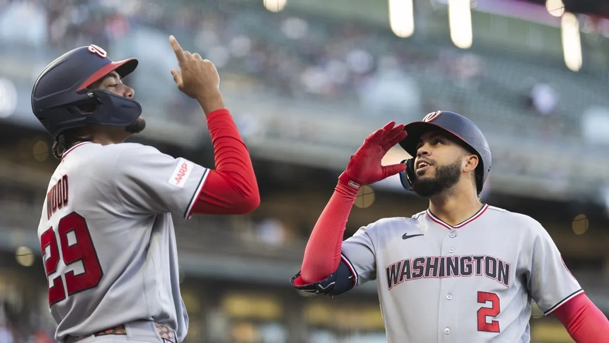 O ataque inicial leva os Nationals a outra vitória sobre os Giants