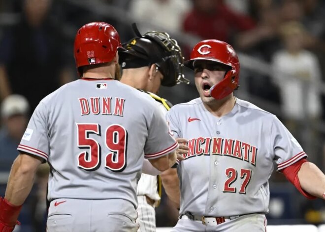 Sal Stewart acerta o home run em 11º e os Reds vencem os Padres