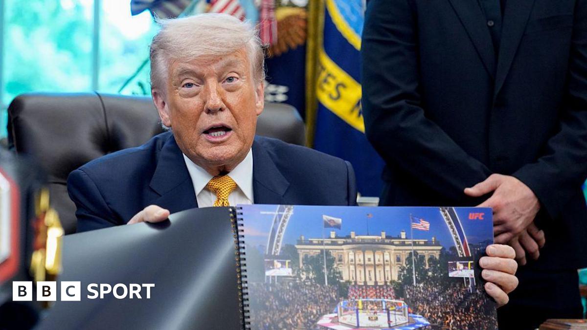 UFC Freedom 250: Donald Trump diz que ‘Torre Eiffel’ como estrutura do UFC pode ficar na Casa Branca