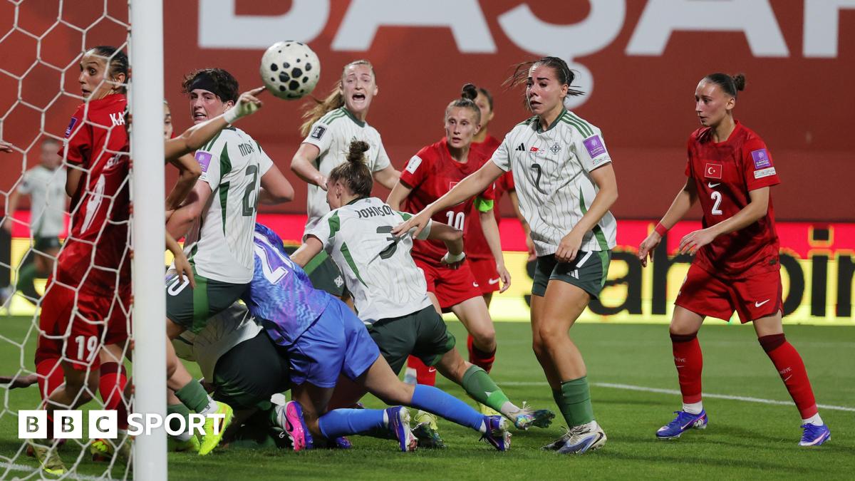 Turquia 2-1 Irlanda do Norte: ‘Loucura absoluta’ – Callaghan na decisão do cartão vermelho