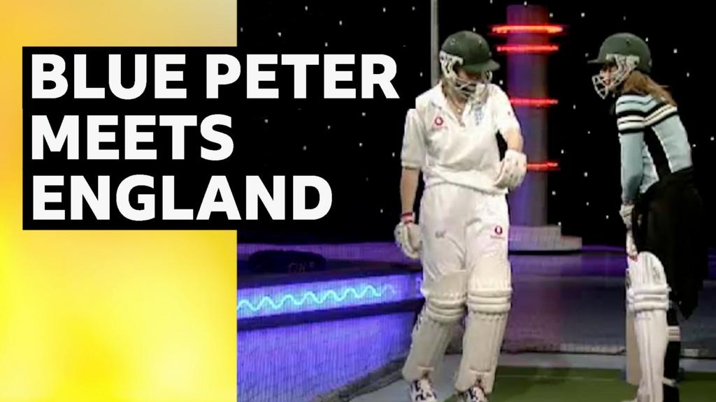 Copa do Mundo T20: ARQUIVO: Charlotte Edwards aparecendo no Blue Peter aos 17 anos antes da Copa do Mundo de 1997
