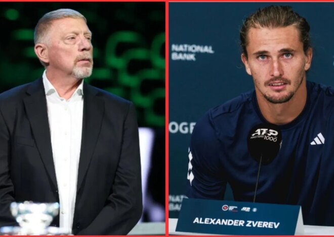 Boris Becker ficou sem palavras quando Alexander Zverev se recusou a responder a perguntas sobre alegações de violência doméstica no Aberto da França