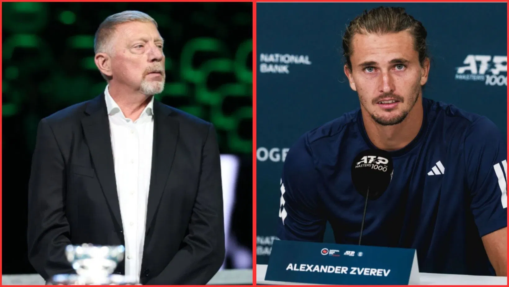 Boris Becker ficou sem palavras quando Alexander Zverev se recusou a responder a perguntas sobre alegações de violência doméstica no Aberto da França