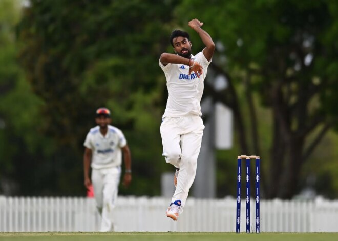 Manav Suthar imobiliza Rahmat Shah em volta de suas pernas com um pêssego para conquistar 5 postigos na estreia no teste IND vs AFG 2026 [Watch]