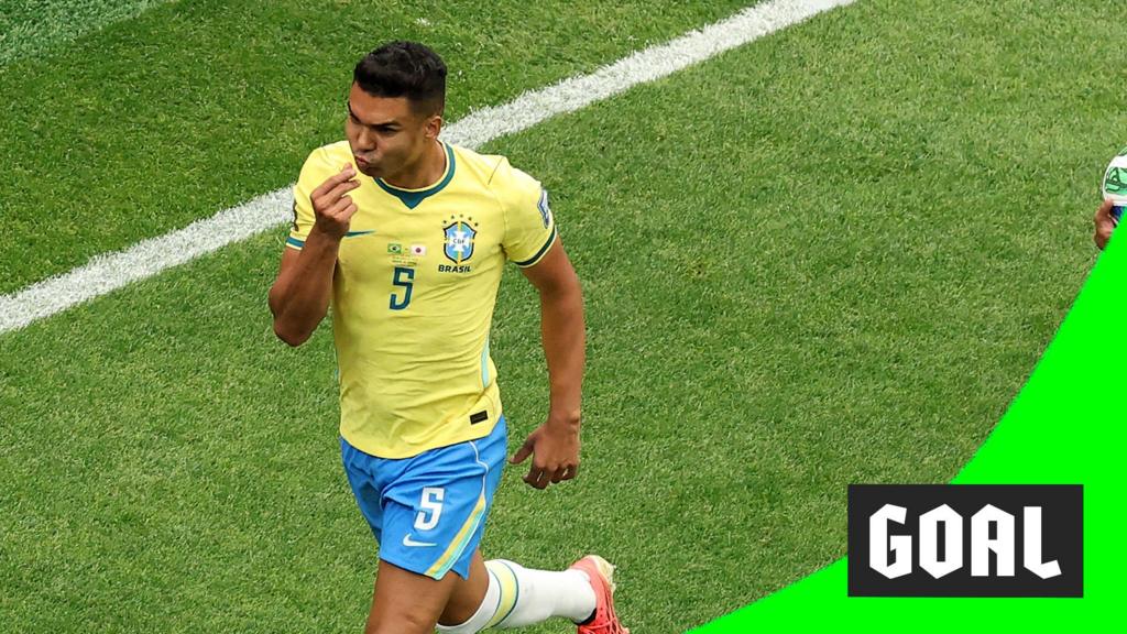 Casemiro empata para o Brasil com cabeçada poderosa