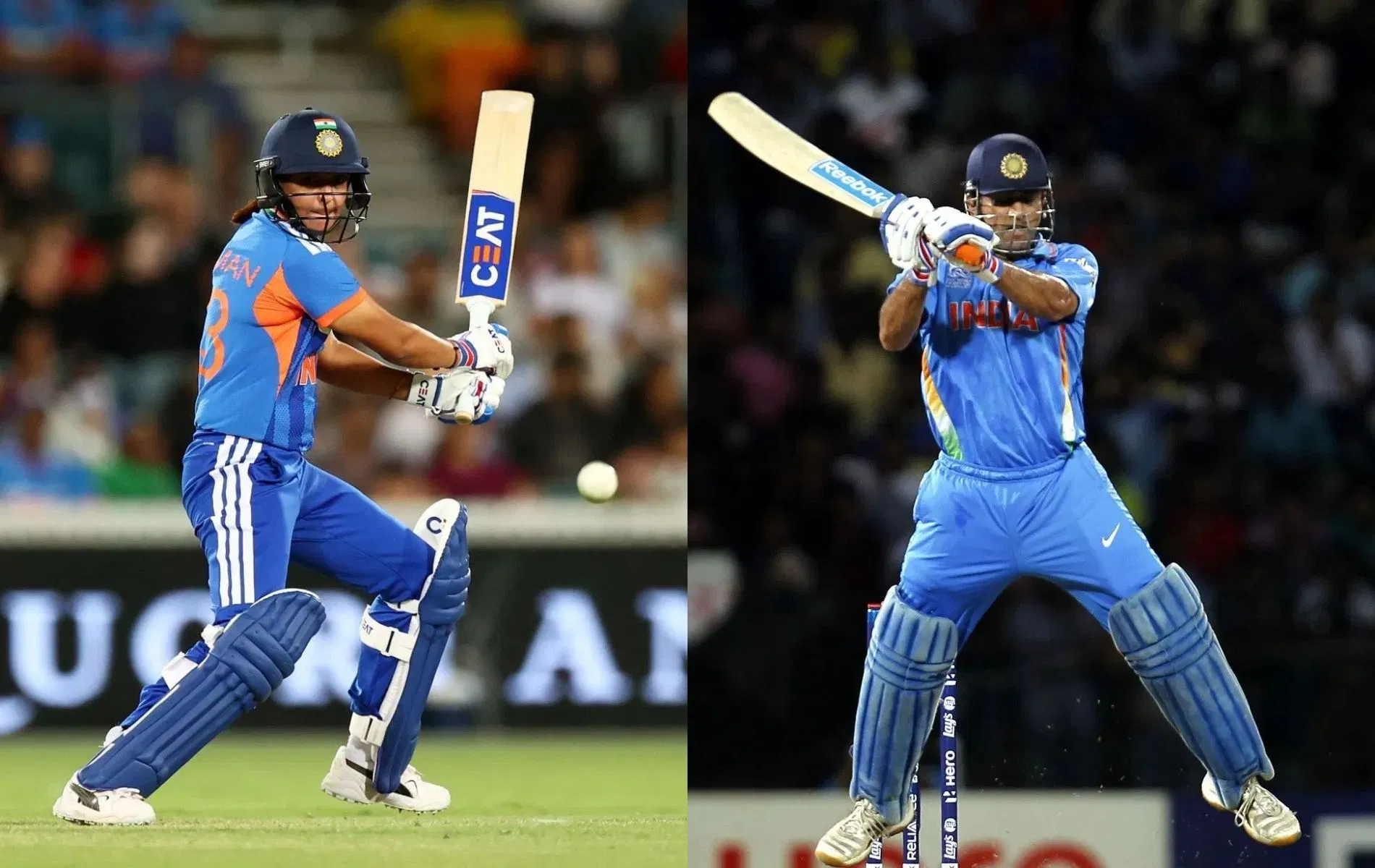 Harmanpreet Kaur x MS Dhoni