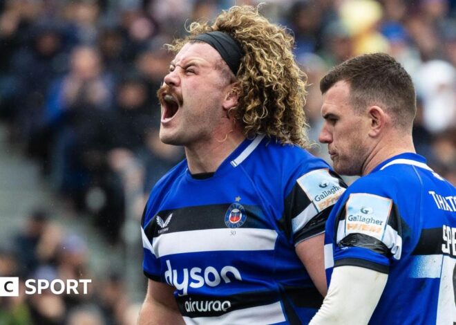 Bath 24-22 Leicester Tigers: Bath sela a semifinal em casa com vitória por pouco