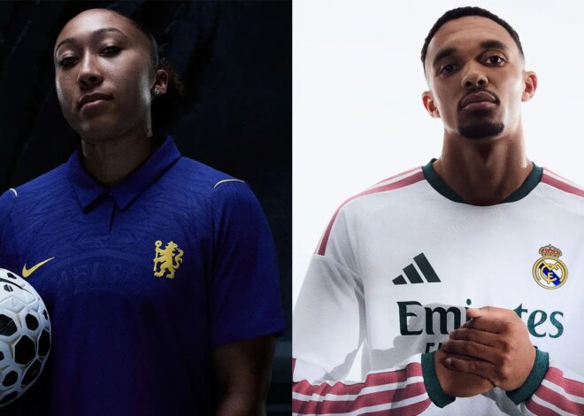 Novos kits de futebol 2026-27: revelados Chelsea, Arsenal, Man Utd entre as novas camisas