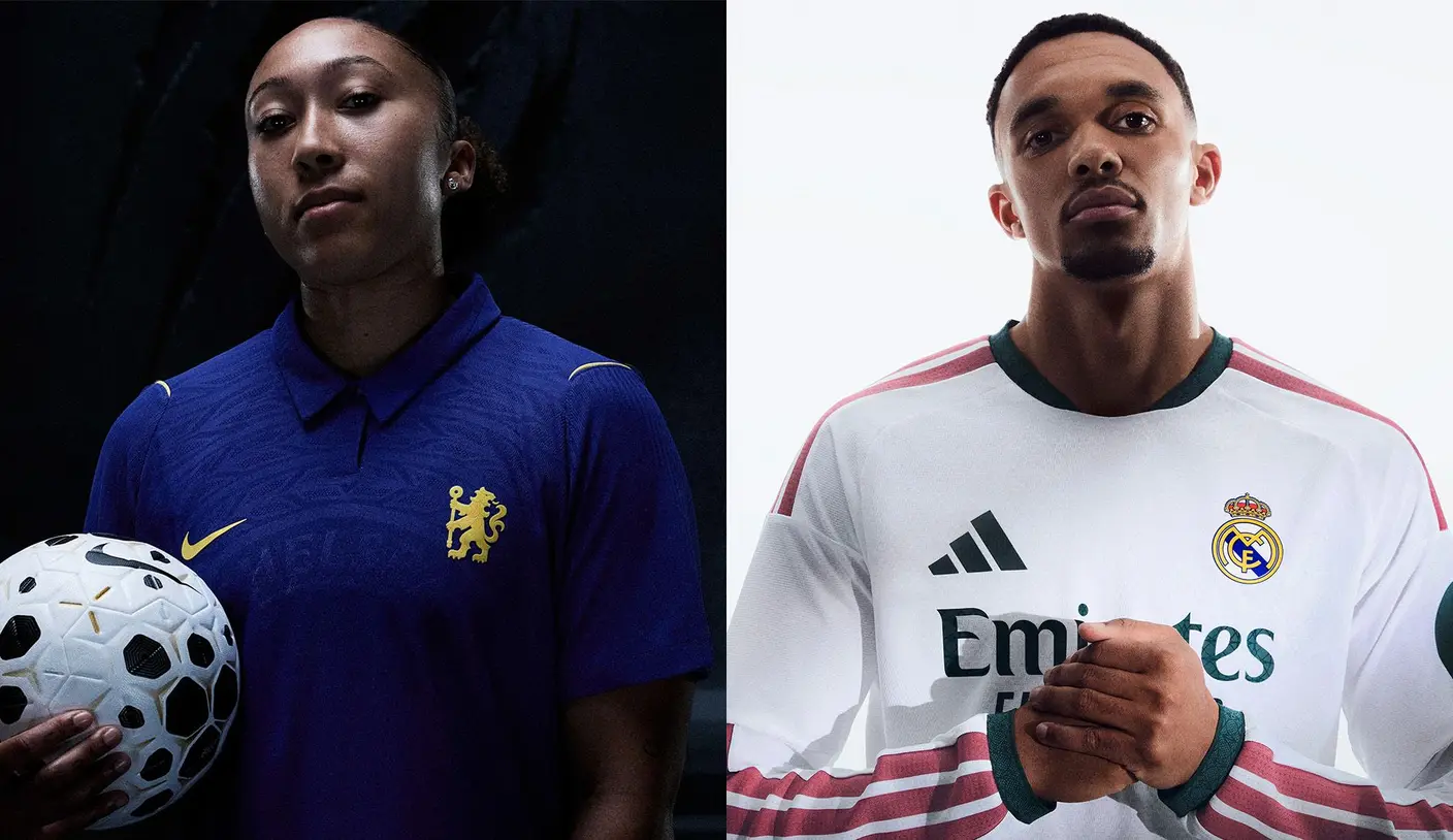 Novos kits de futebol 2026-27: revelados Chelsea, Arsenal, Man Utd entre as novas camisas