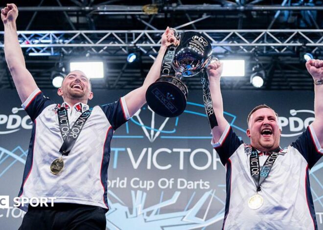 Copa do Mundo de Dardos: Luke Littler e Luke Humphries levam a Inglaterra ao sexto título mundial