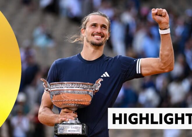 Destaques do Aberto da França: Alexander Zverev venceu Flavio Cobolli em cinco sets para vencer o primeiro Grand Slam