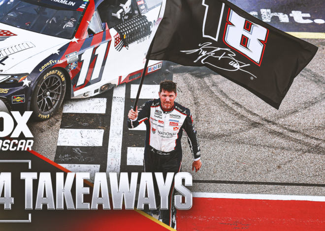 4 conclusões de outra vitória de Denny Hamlin da pior para a primeira