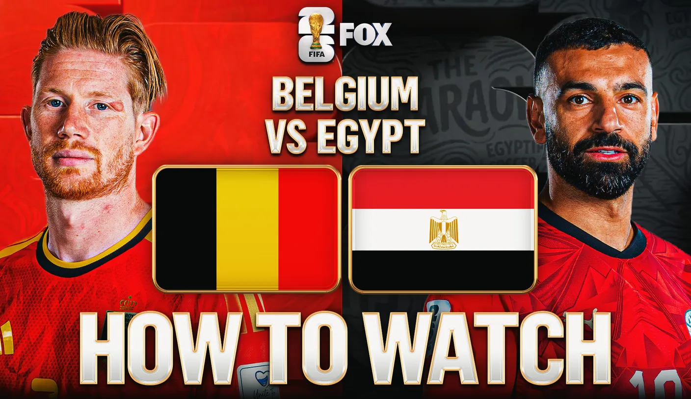 Como assistir Bélgica x Egito: canal de TV e transmissão ao vivo – Grupo G da Copa do Mundo FIFA 2026