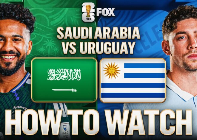 Arábia Saudita x Uruguai: como assistir, canal de TV, transmissão ao vivo