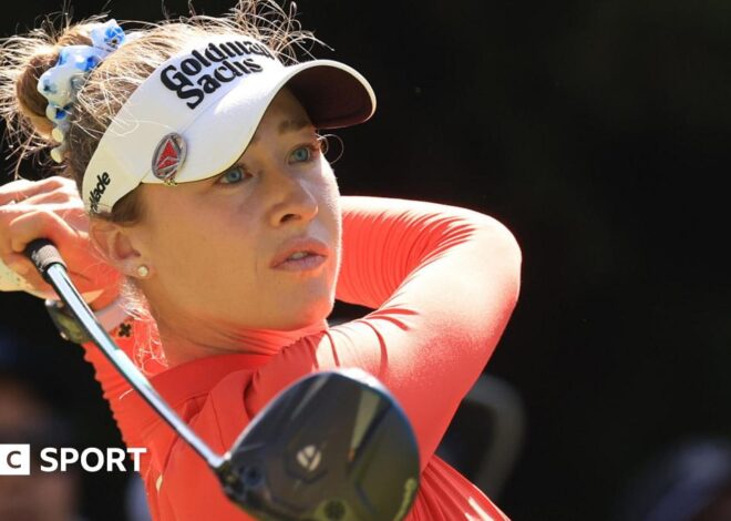 Aberto Feminino dos EUA: Nelly Korda assume a liderança enquanto Charley Hull sobe na tabela de classificação