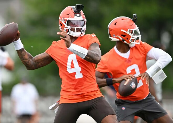 Deshaun Watson descarta a percepção pública e muda o foco para a competição Browns QB