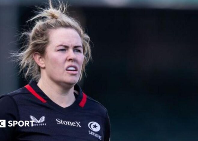 Marlie Packer: Flanqueadora da Inglaterra deixará os Saracens no final da temporada
