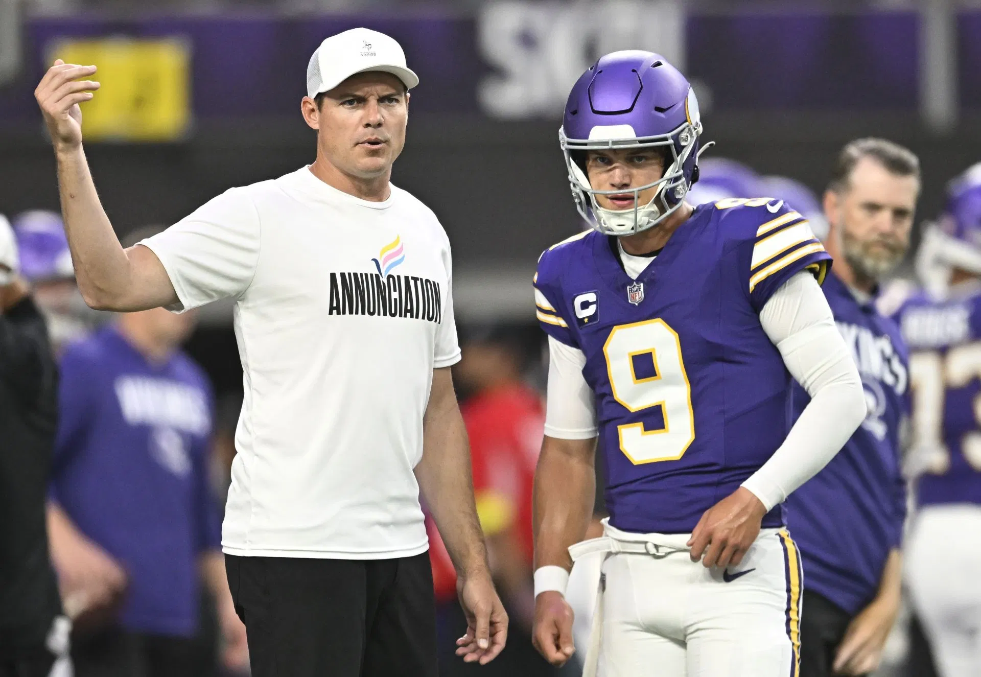 “Ele sabe que JJ McCarthy já é o reserva”: os fãs da NFL reagem ao enorme deslize freudiano de Kevin O’Connell sobre o futuro do Vikings QB