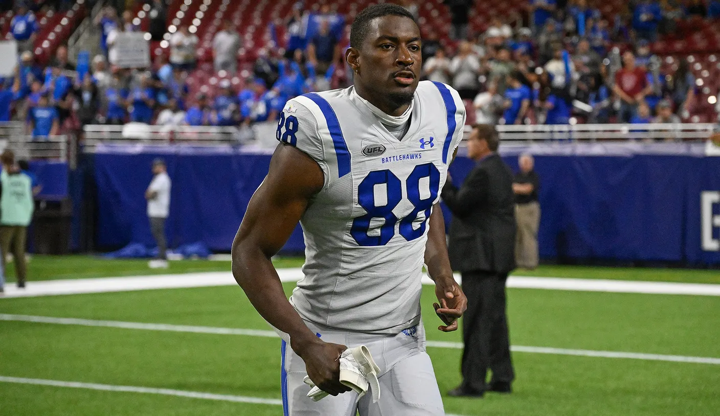 Depois de mais uma temporada totalmente UFL, Battlehawks WR Hakeem Butler espera pela convocação da NFL