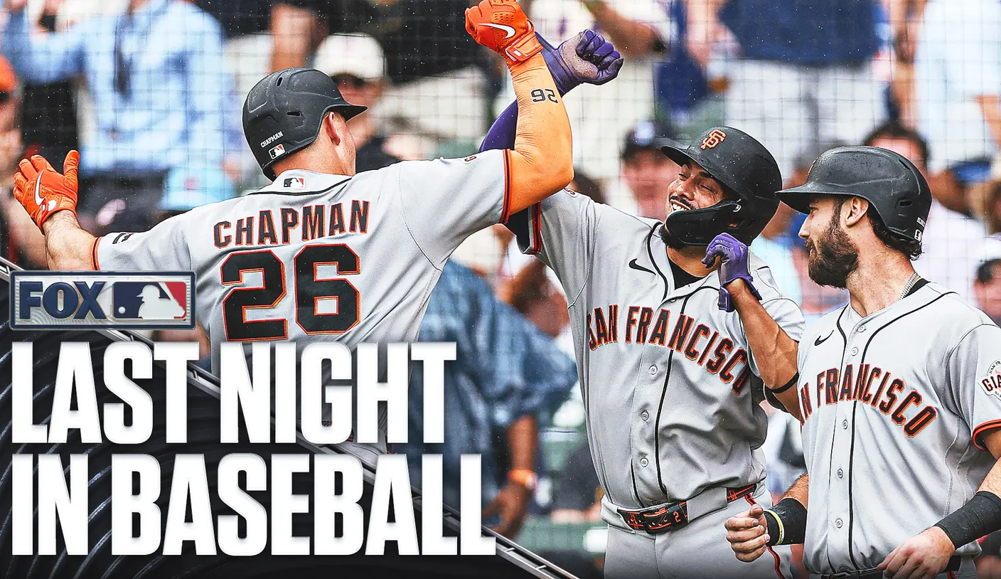 Ontem à noite no beisebol: gigantes e nacionais acertaram quantos home runs?