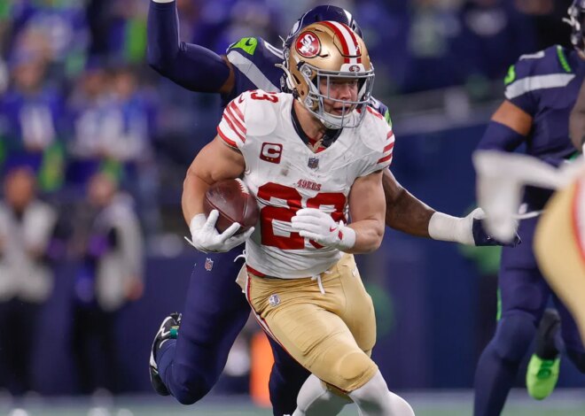 49ers prometem reduzir a carga de trabalho de Christian McCaffrey, quer ele queira ou não