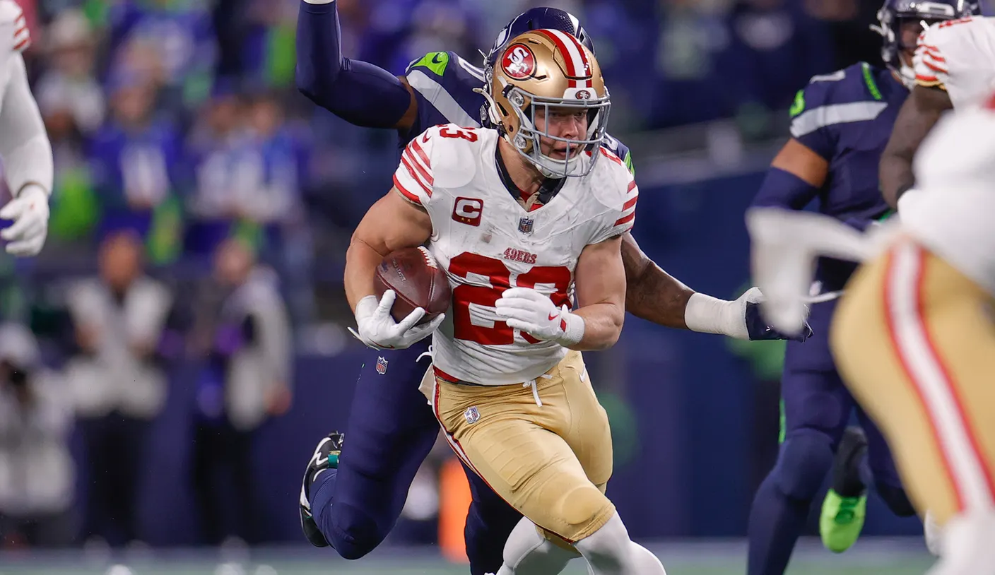 49ers prometem reduzir a carga de trabalho de Christian McCaffrey, quer ele queira ou não