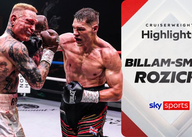 Billam-Smith garante vitória por nocaute técnico sobre Rozicki em batalha EPIC