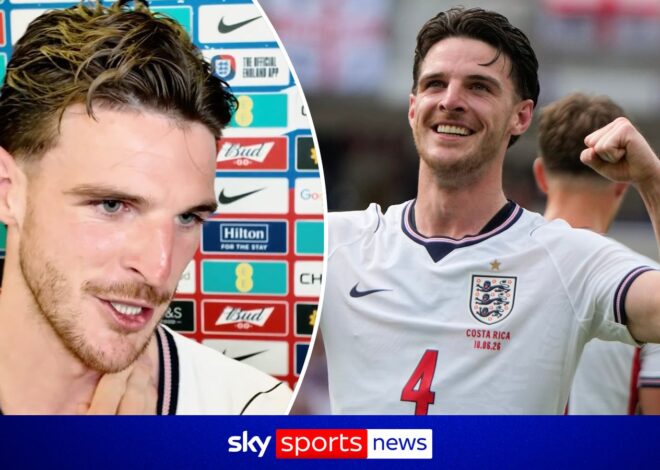 ‘Estou com coceira nos pés’ | Rice ansioso pela Copa do Mundo após vitória do Arsenal no PL