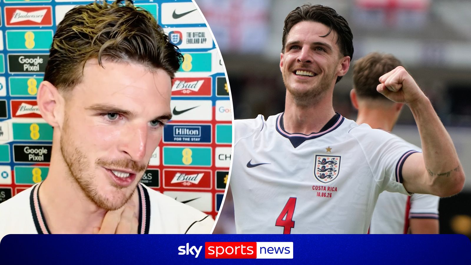 ‘Estou com coceira nos pés’ | Rice ansioso pela Copa do Mundo após vitória do Arsenal no PL