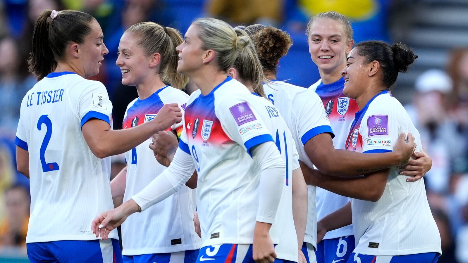 Inglaterra Feminino 3 – 0 Ucrânia Feminino