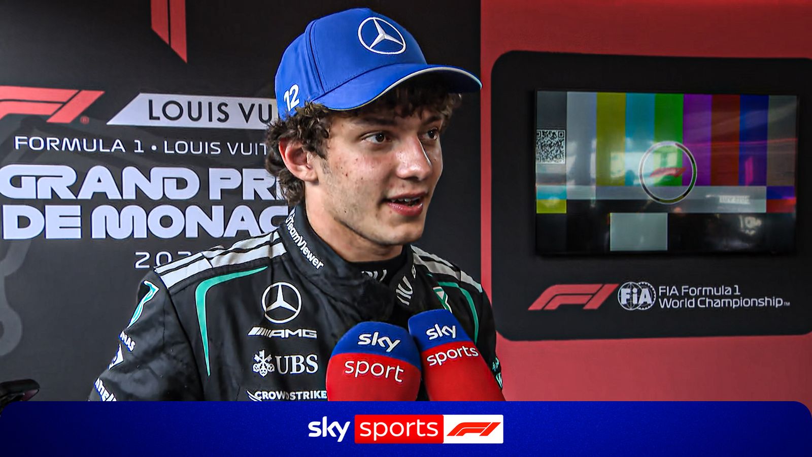 ‘Ainda estou tremendo!’ | Antonelli na ‘imensa’ pole do GP de Mônaco