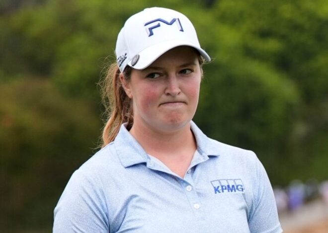Aberto Feminino dos EUA: Lottie Woad recebeu penalidade de dois chutes por violação de bunker durante a terceira rodada | Notícias sobre golfe