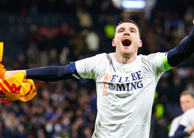 Copa do Mundo de 2026: o capitão da Escócia, Andy Robertson, sobre o ‘momento de beliscar’ por fazer parte da seleção histórica | Notícias de futebol